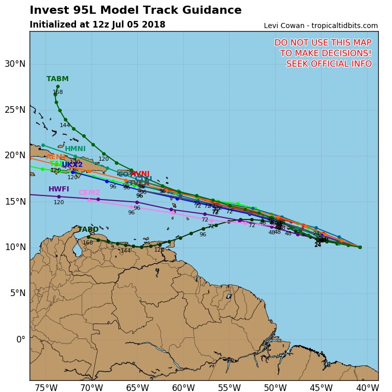MIAMI: Nueva depresión tropical avanza hacia las Antillas Menores