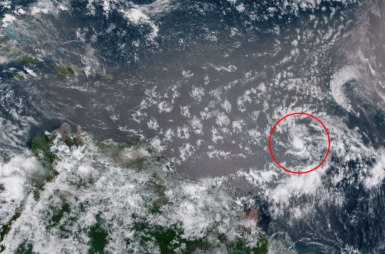 Se forma la tormenta tropical