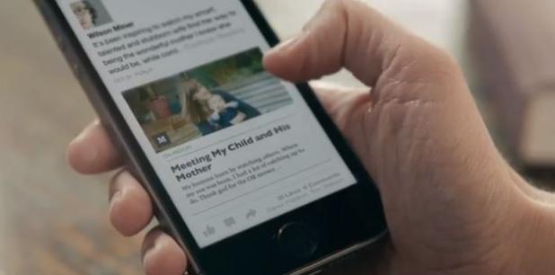 Paper es el primer producto de Facebook Creative Labs. (YouTube) Paper es el primer producto de Facebook Creative Labs. (YouTube)
