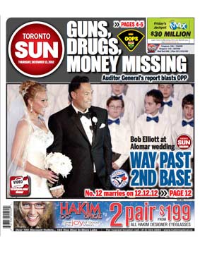 Roberto Alomar se casó con la canadiense Kim Perks