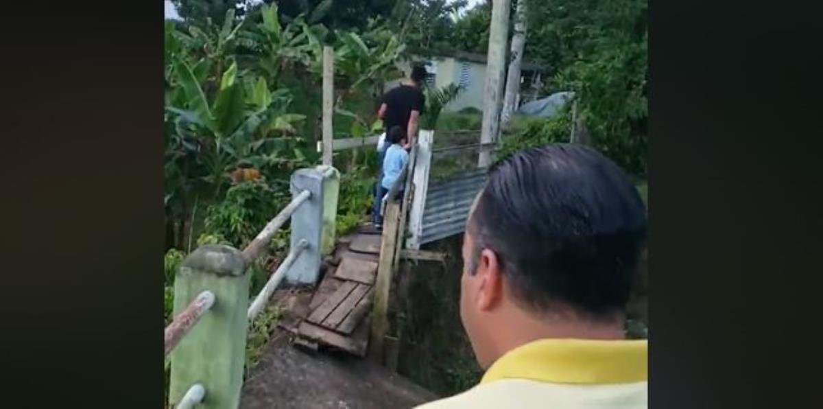 Denuncian peligrosa situación de puente en Corozal - Primera Hora