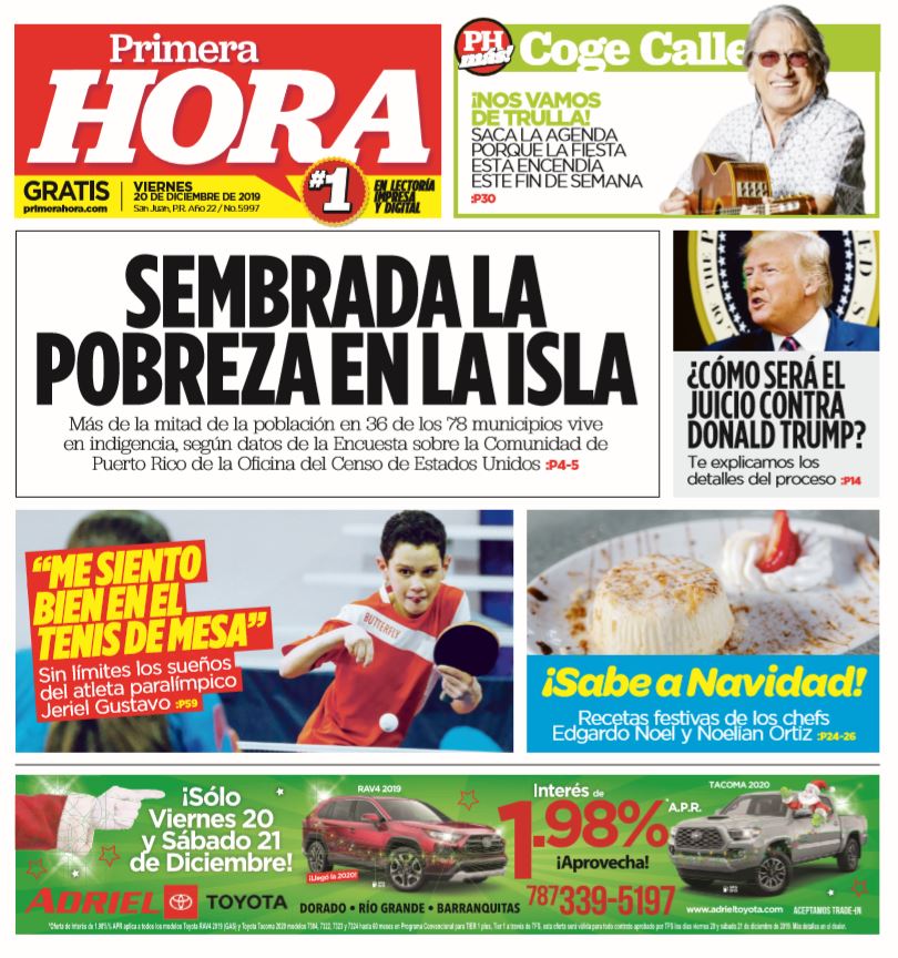 Primera Hora Portada