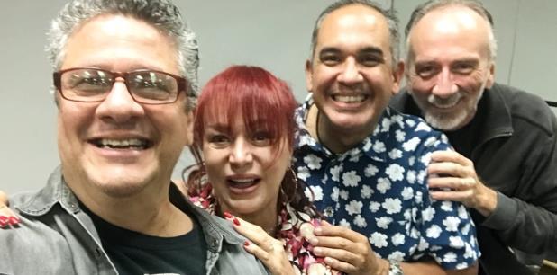Los actores Herbert Cruz, Gerardo Ortiz y Carlos Esteban Fonseca se grabaron maneando las nalgas al son de uno de los éxitos de Iris Chacón. (Suministrada) Los actores Herbert Cruz, Gerardo Ortiz y Carlos Esteban Fonseca se grabaron maneando las nalgas al son de uno de los éxitos de Iris Chacón. (Suministrada)
