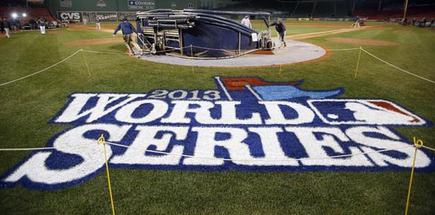 El arte de los patrones en la grama en los estadios de béisbol