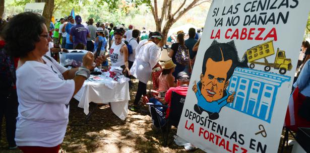 Rotundo ¡no! a las cenizas de carbón