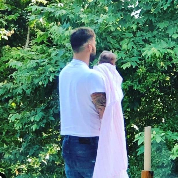 El marido de Ricky Martin lo fotografió posando junto a su hija